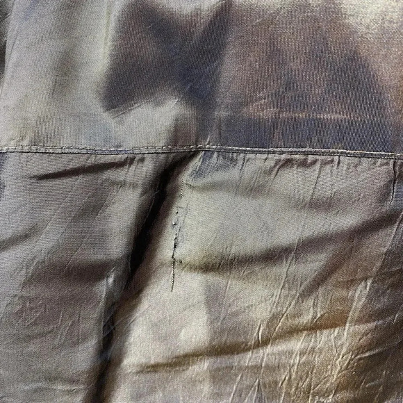 Victoire Y2K metallic Brown long sleeve button-up top satin Silk Blend Women’s S - Picture 10 of 11
